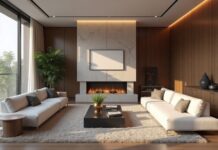 Od Chłodnego Minimalizmu do Luksusowej Oazy: Rola Tekstury i Formy we Współczesnym Salonie Rola Tekstury i Formy we Współczesnym Salonie